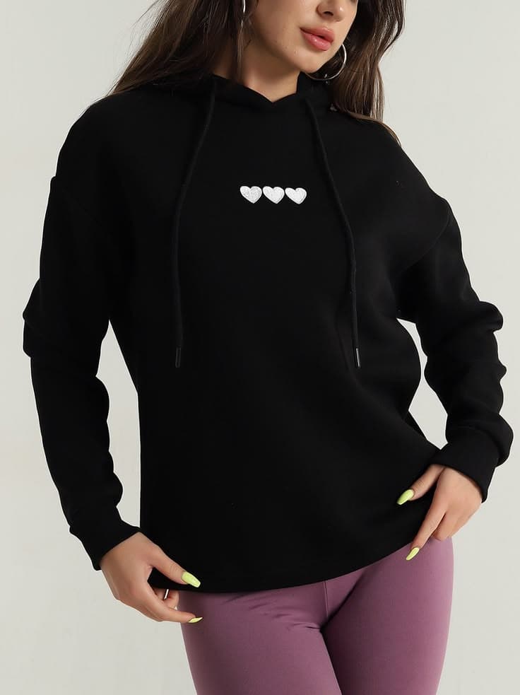 Black Hoodie Model